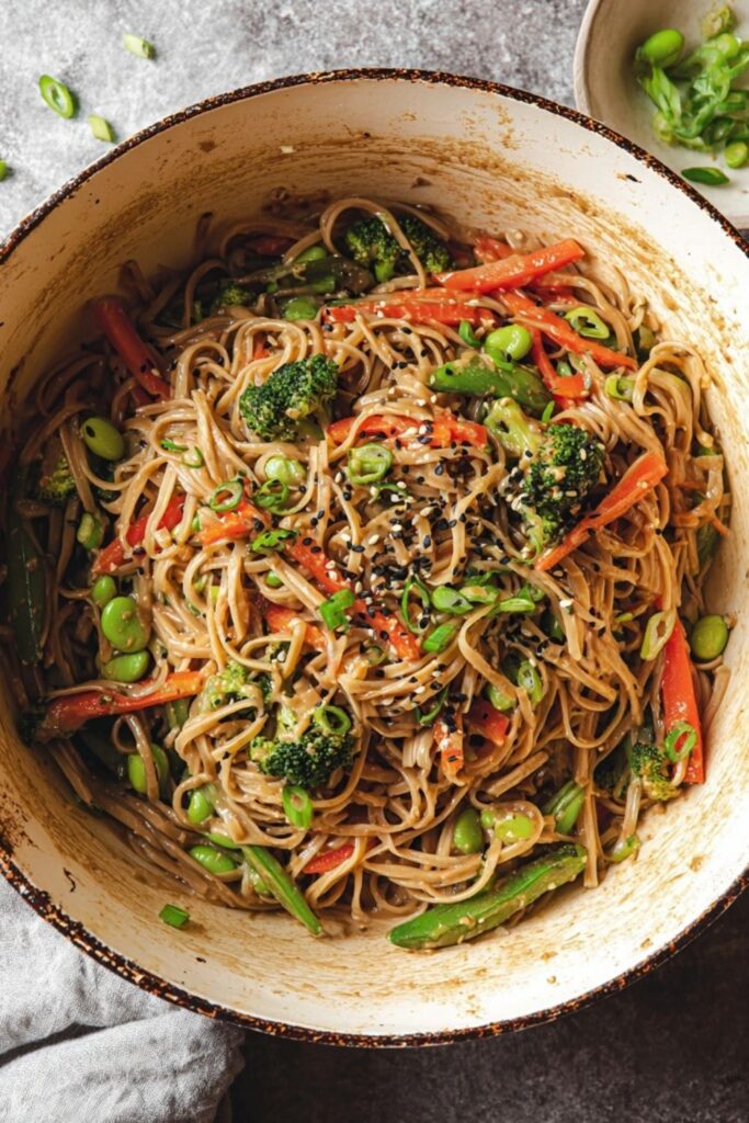 Low Acid Vegetable Stir Fry Noodles