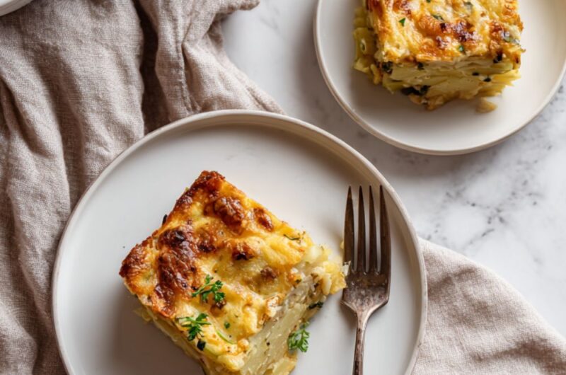 Low Acid Veggie Breakfast Casserole