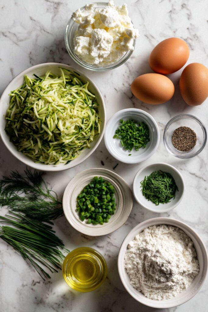 Low Acid Zucchini Fritters