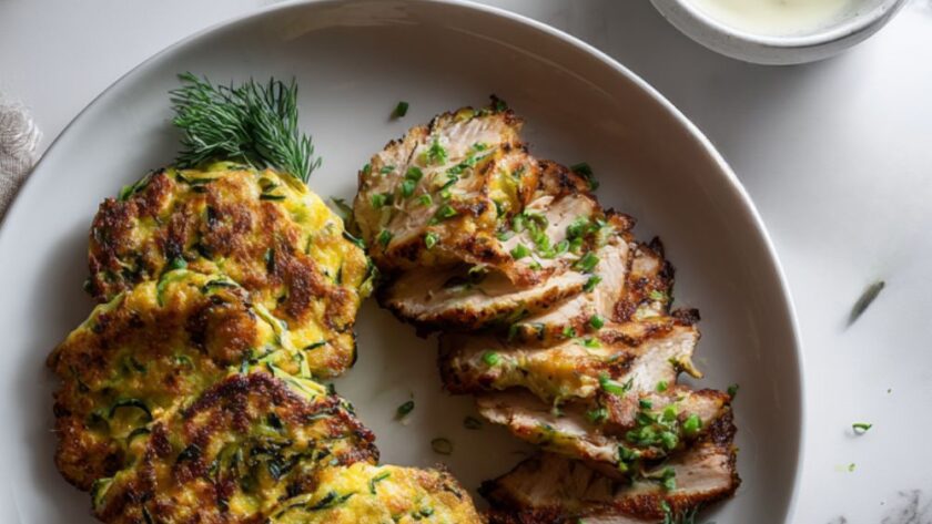 Low Acid Zucchini Fritters