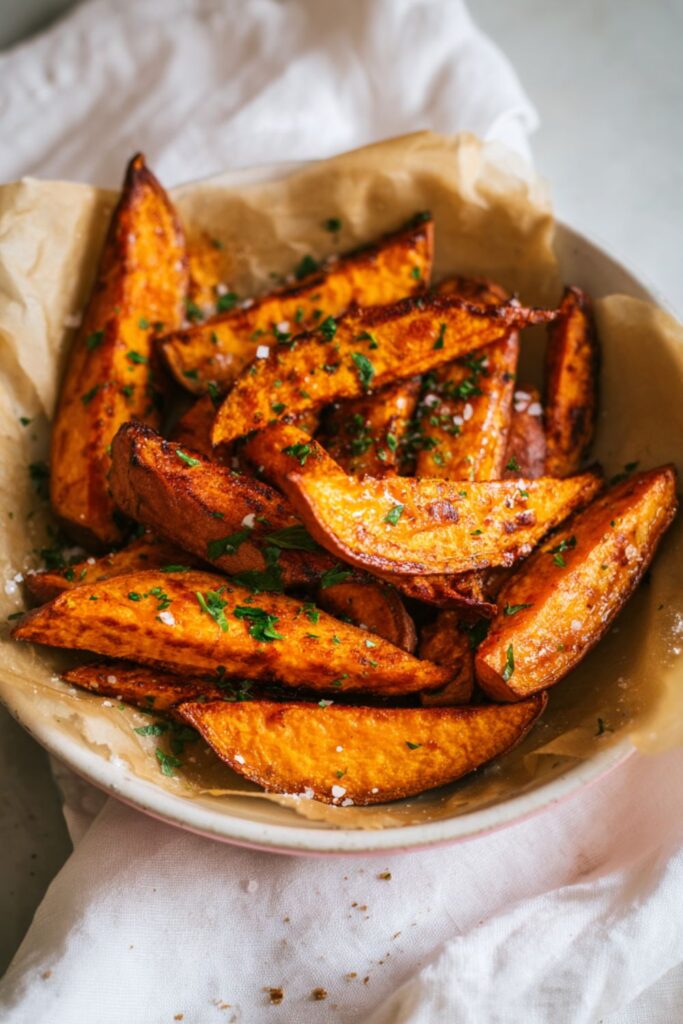 Low Histamine Air Fryer Sweet Potato Wedges