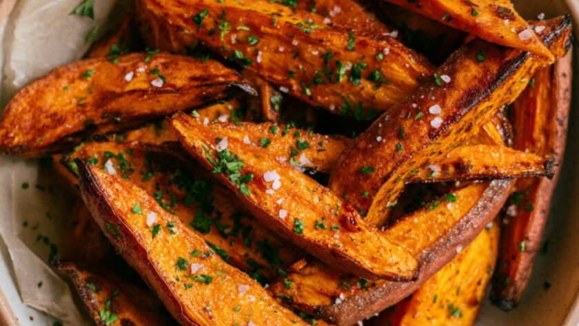 Low Histamine Air Fryer Sweet Potato Wedges