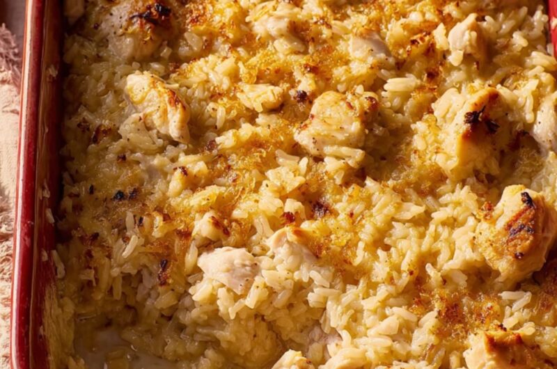 Low Histamine Baked Rice Casserole