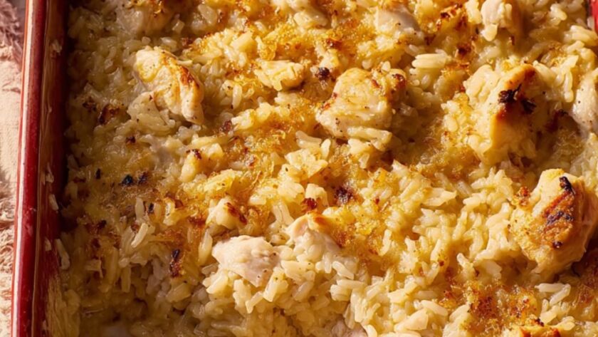 Low Histamine Baked Rice Casserole