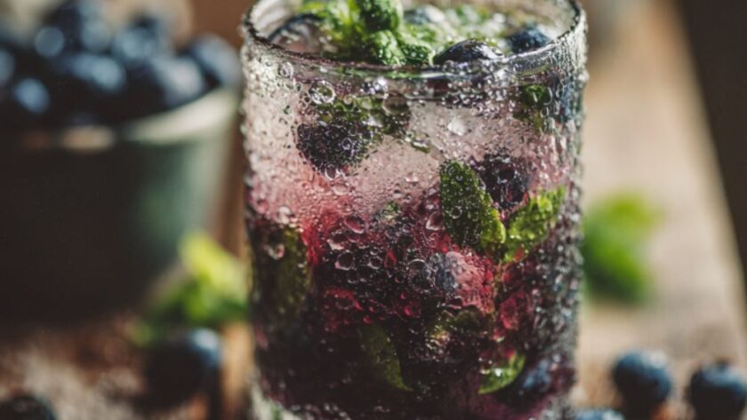 Low Histamine Blueberry Cooler