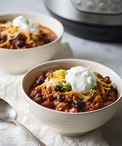 Low Histamine Instant Pot Turkey Chili