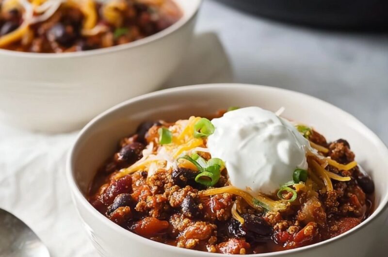Low Histamine Instant Pot Turkey Chili