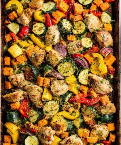 Low Histamine Sheet Pan Chicken And Veggies