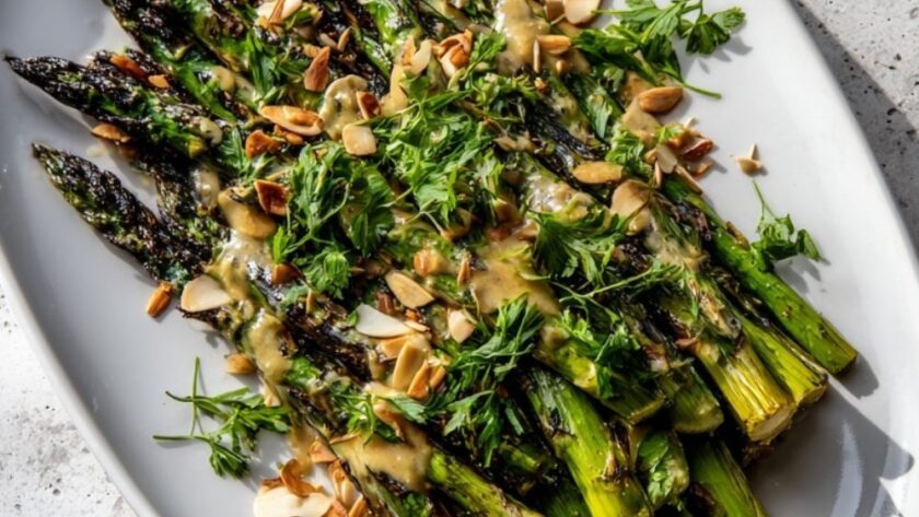 Low Acid Asparagus With Dressing