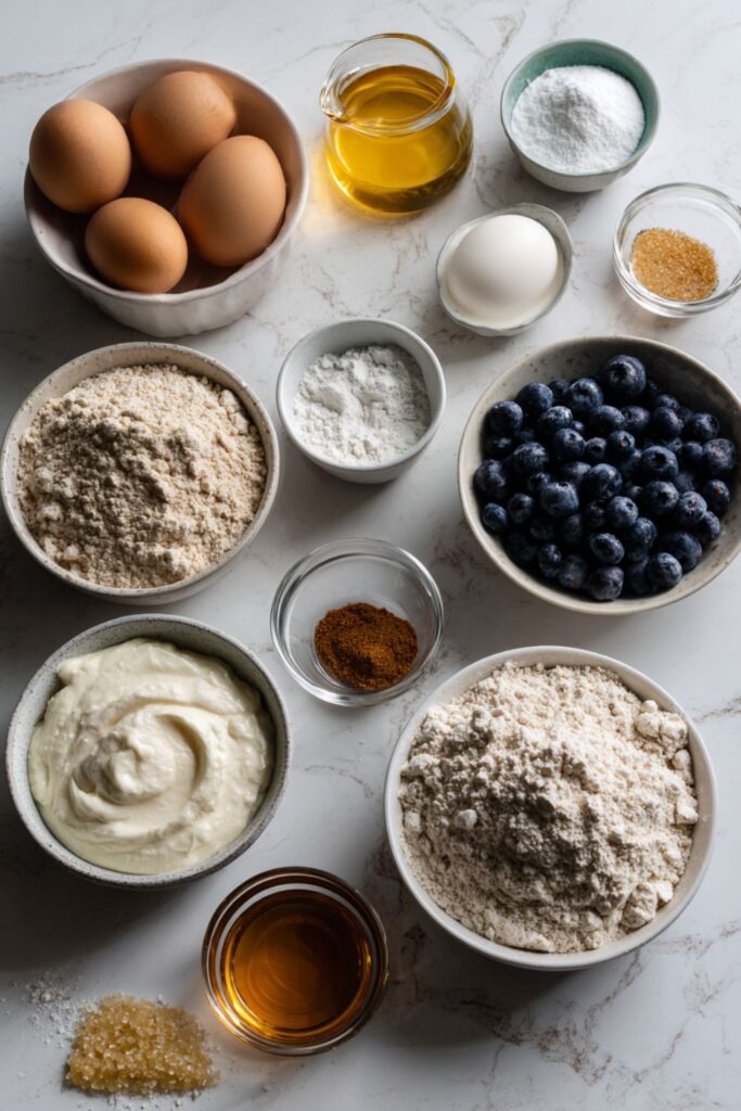 Low Acid Blueberry Muffins