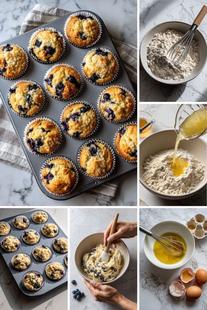 Low Acid Blueberry Muffins