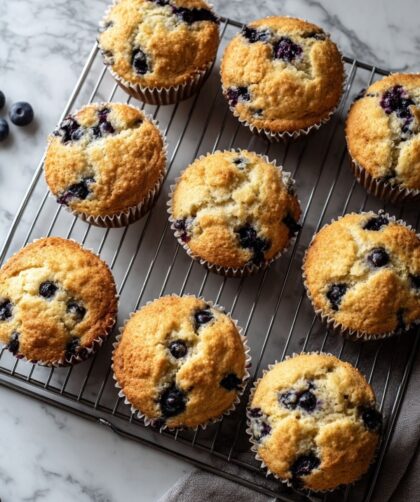 Low Acid Blueberry Muffins