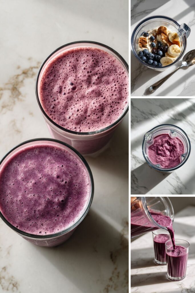 Low Acid Blueberry Smoothie