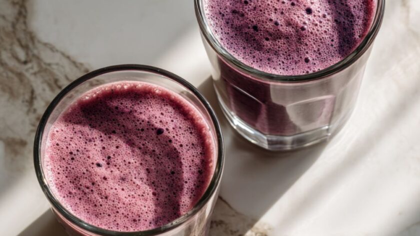 Low Acid Blueberry Smoothie