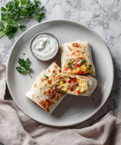 Low Acid Breakfast Burrito