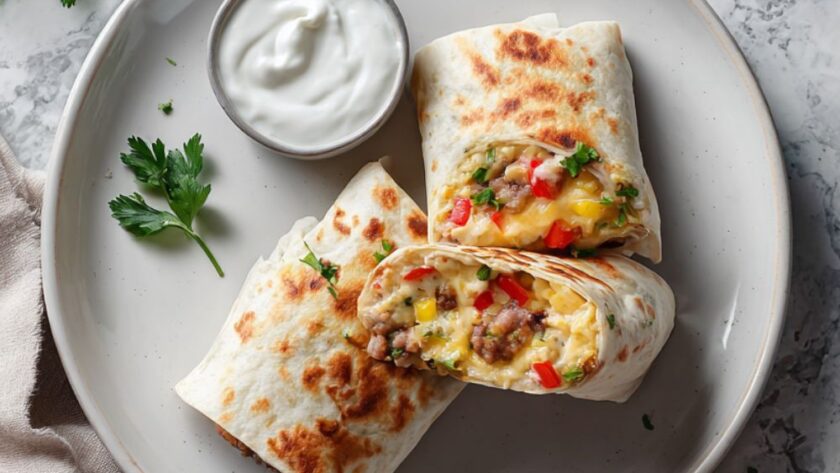Low Acid Breakfast Burrito