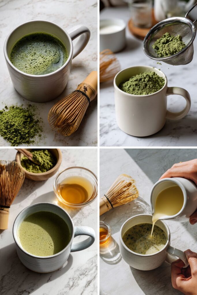 Low Acid Matcha Latte