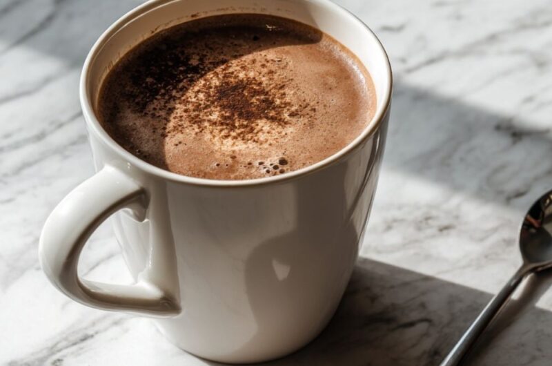 Low Acid Peppermint Hot Chocolate
