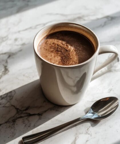 Low Acid Peppermint Hot Chocolate