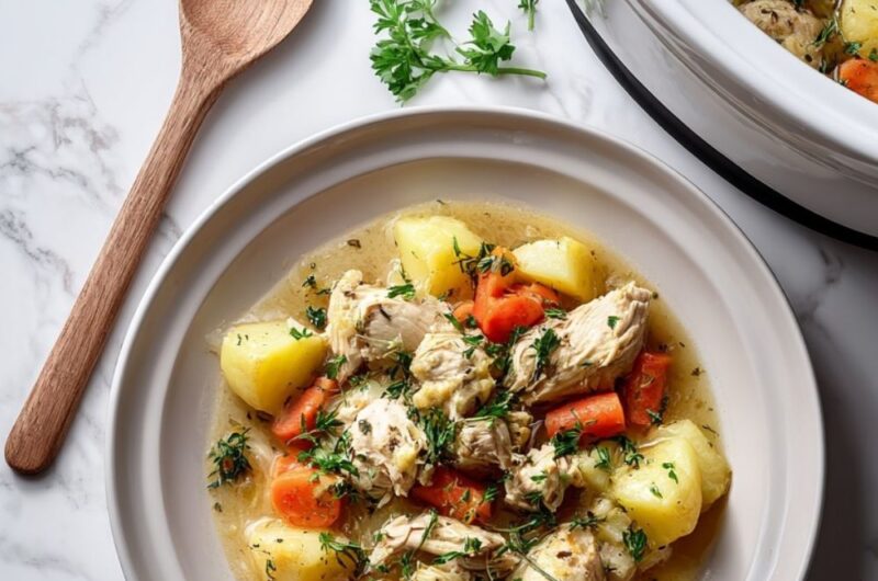 Low Acid Slow Cooker Chicken Casserole Recipe