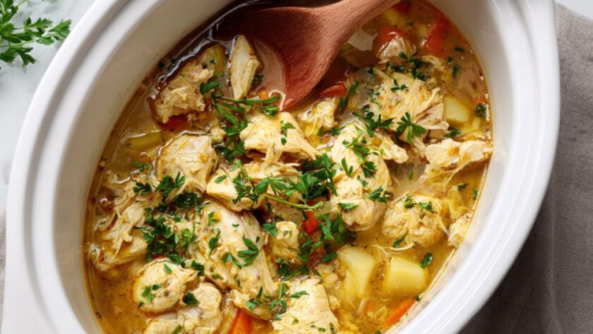Low Acid Slow Cooker Chicken Casserole Recipe