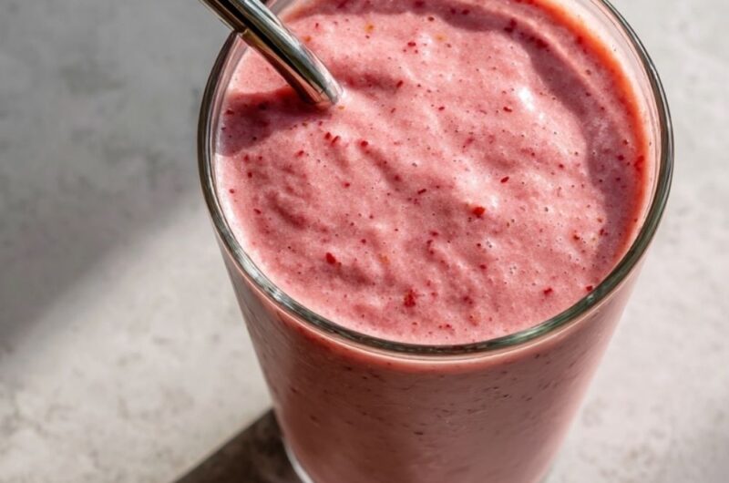 Low Acid Strawberry Smoothie