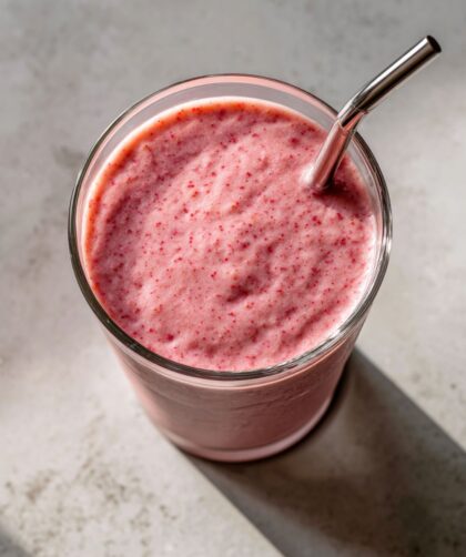 Low Acid Strawberry Smoothie