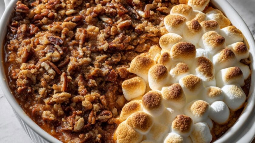 Low FODMAP Sweet Potato Casserole